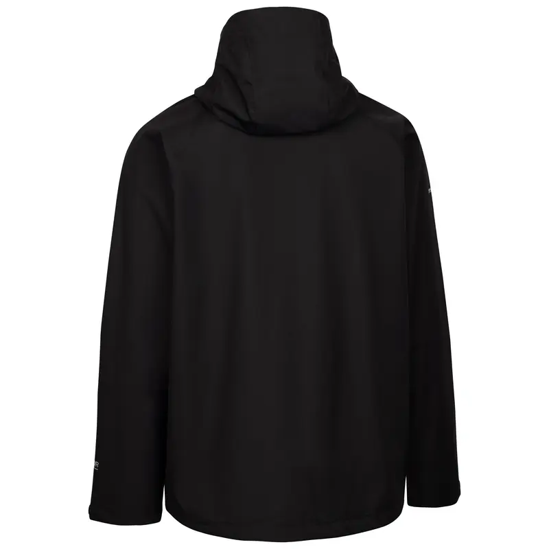 Trespass Mens Outdoor Hooded Waterproof Jacket with Zip Pockets - Ferryhill 1