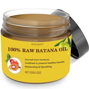 120g Raw Batana Oil Hair Treatment, Moisturizing Hair Care Oil for Dry & Damaged Hair, Hair Care & Styling Product for Men & Women