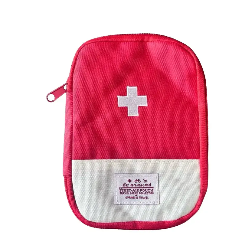 Red First Aid Bag for Travel - Keep Your Items Safe