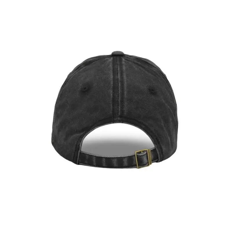 Unisex Retro Distressed Embroidered Baseball Cap, Fashionable 3D Lettering Casual Style Duckbill Hat, for Hiking and Cycling, for Men and Women 4