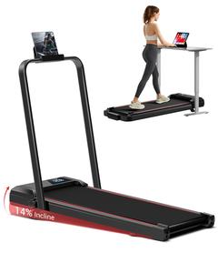 14% Incline Walking Pad Treadmills for Home and Office 3-in-1 Portable Under Desk Treadmill Folding Treadmill with 2.5 HP
