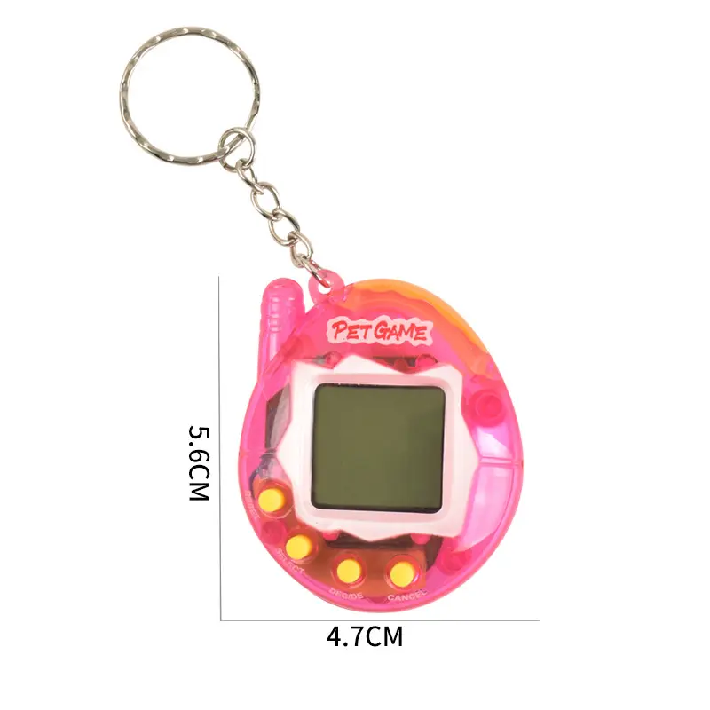 1PC Transparent Electronic Pets Tamagotchi Nostalgic 168 Pets In One Virtual Cyber Digital Nostalgic Funny Toys Pixel Funny Play 4