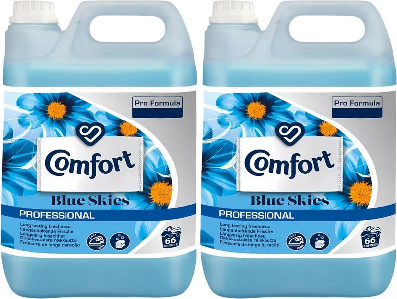 Comfort Professional (2 X 5L) Blue Skies | Fabric Conditioner with Stay Fresh Technology for 100 Days of Freshness (66 washes each) 0