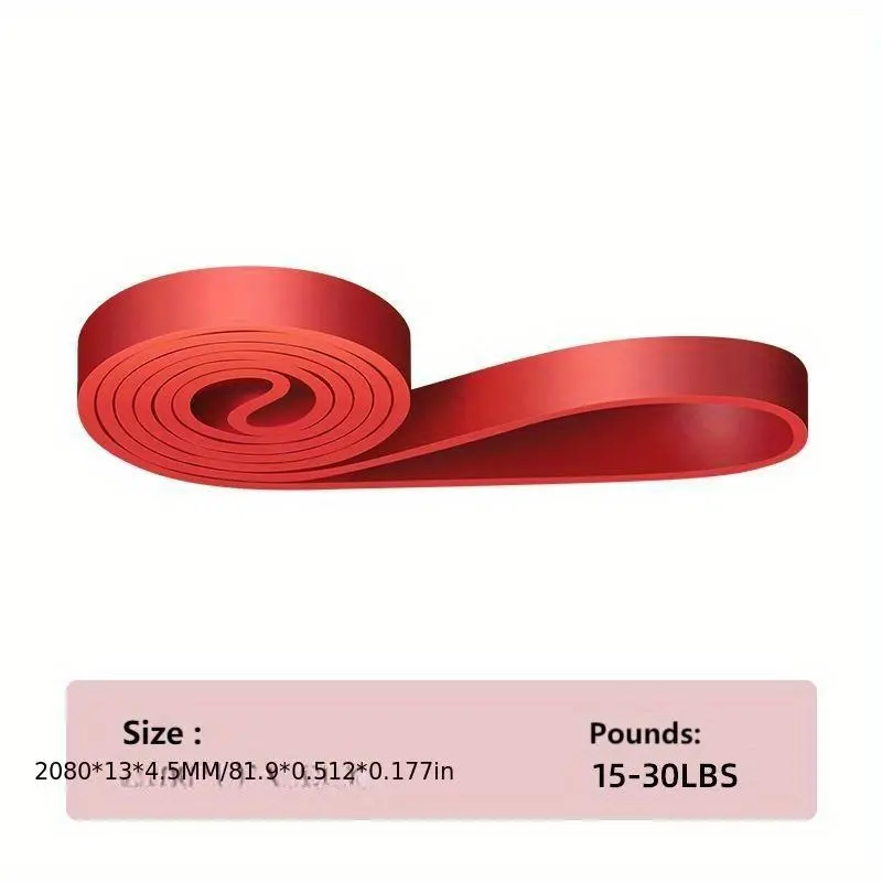 1pc Elastic Resistance Band Exercise Expander Stretch Fitness Rubber Band Pull Up Assist Bands For Training Pilates Home Gym Workout 4
