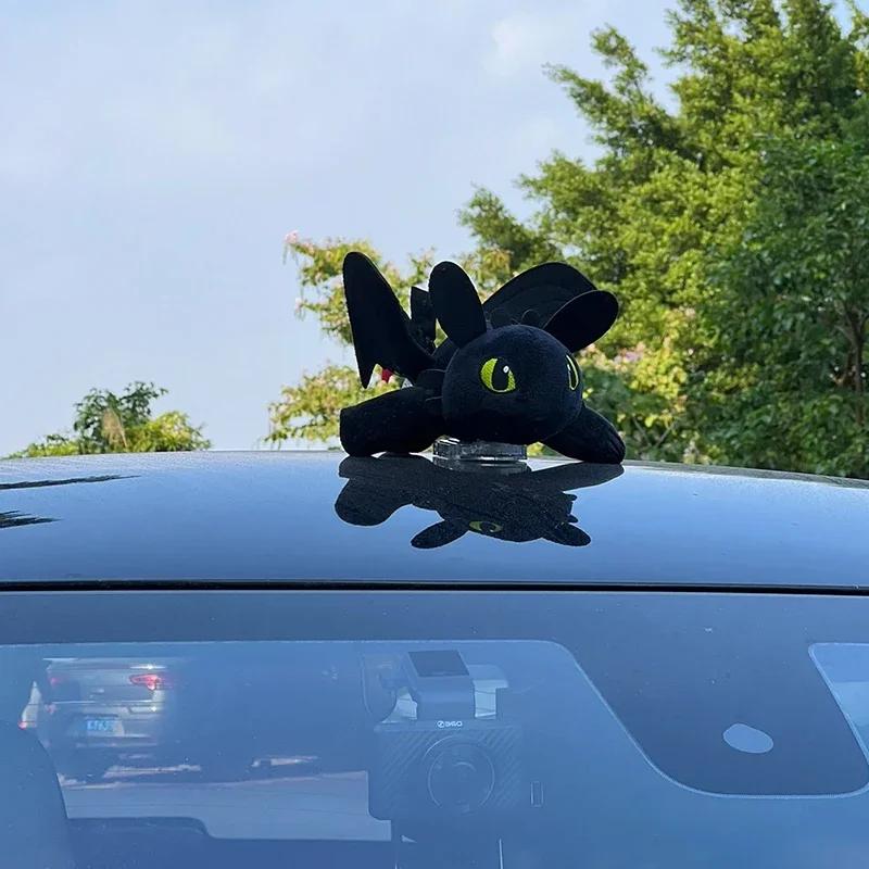 Product Introduction of Dragon Car Accessory, Toothless Car Accessory, Toothless Dragon Toy, Double Evil Spirit Doll with Suction Cup 4