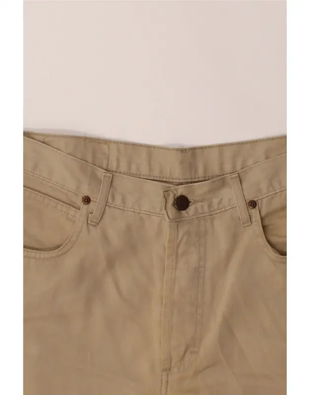 Pre-Owned Vintage LEE Mens Chicago Straight Jeans W34 L30 Beige Cotton 7
