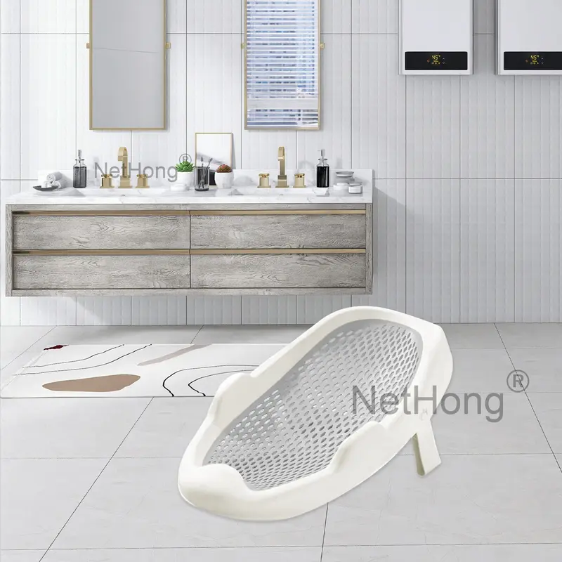 Baby Bath Tub. Mesh Baby Bath. Soft Touch Baby Bath Support. Non-Slip Bathtub~ 5