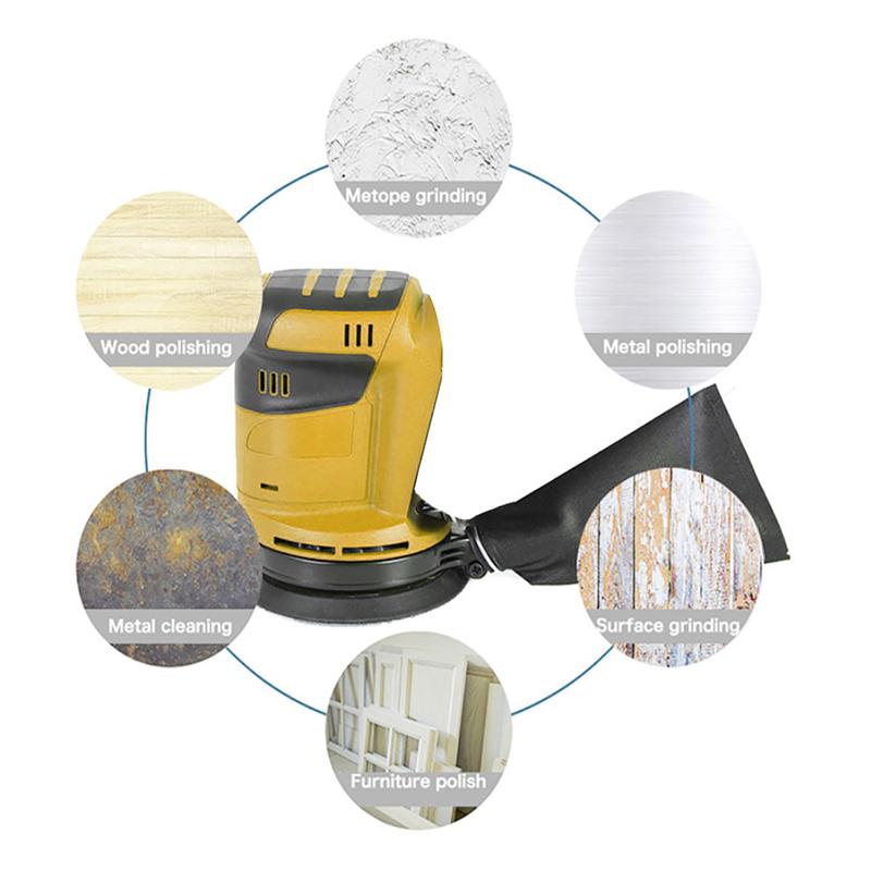 Product Introduction of For DeWalt 18V Battery 3-Speed Adjustable Electric Polisher Brushed Sander B 10
