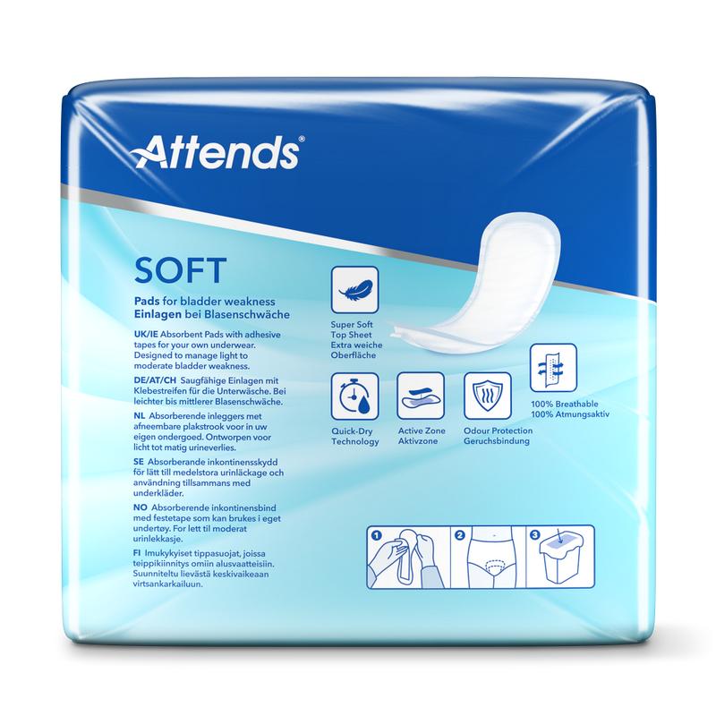 Attends Soft 4 Super Incontinence Pads 2