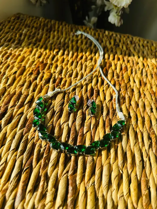 Emerald Spark Radiance  Necklace Set 3