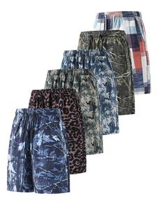 Men's Camo Print Boxer Brief, Loose Casual Comfy Breathable Underwear for Daily Wear, Mens Underwear for Summer