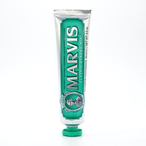 Marvis Classic Strong Mint Toothpaste 85ml - Premium Oral Care with Sodium Fluoride & Glycerin for Deep Cleaning & Long-Lasting Freshness
