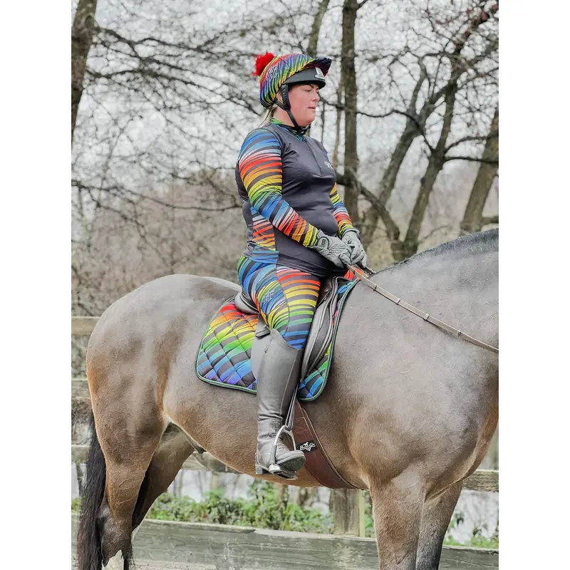 Rainbow Zebra Jodhpurs - Kids 1
