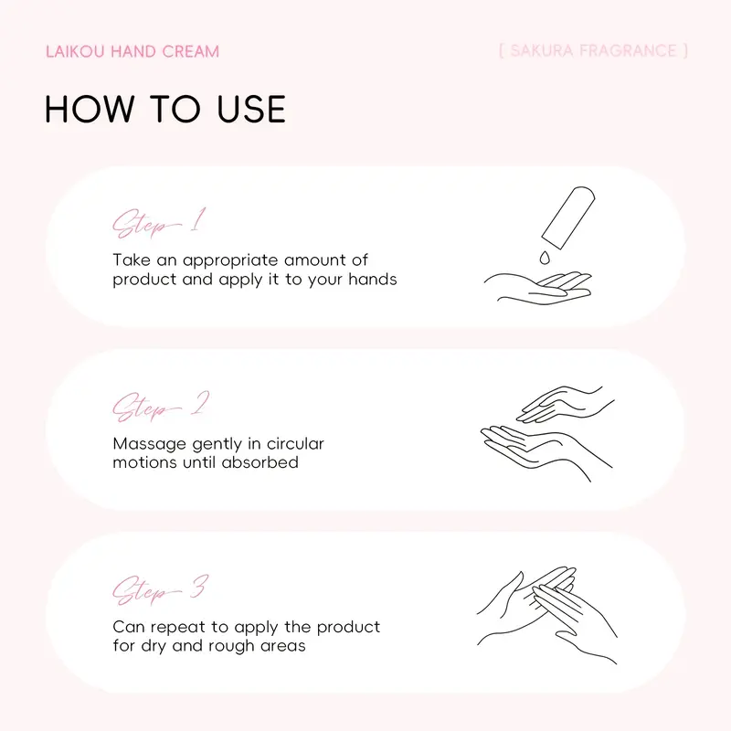 LAIKOU 20pcs Japan Sakura Hand Cream - Hypoallergenic, Moisturizing with Glycerin & Vitamin C - Travel-Friendly, Hydrating Dry Skin, Valentine'S Day Gift Option 6