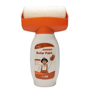 Wall Repair Roller Paint, 500g Household Water Based Latex Paint Roller with Brush Head, DIY Renovation Wall Spackle Roller Tool for Home