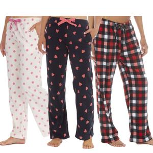 Ladies Microfleece Lounge Pants – Ultra Soft, Cozy, Warm Loungewear for Home & Sleep Womenswear Nightwear Pajamas