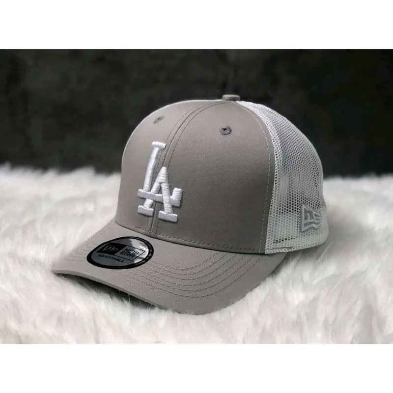 Classic New Era Trucker Cap with Embroidery Adjustable Fit and Breathable Mesh Back Comfortable Street Style Hat for Men and Women 3