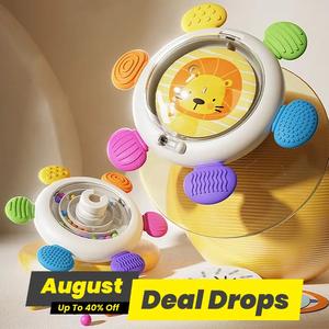 Suction Cup Spinning Top Toy, 1 Count Cute Spinning Top Sensory Toy, Interactive Spinner for Shower, Fun Gift for Birthday Festival