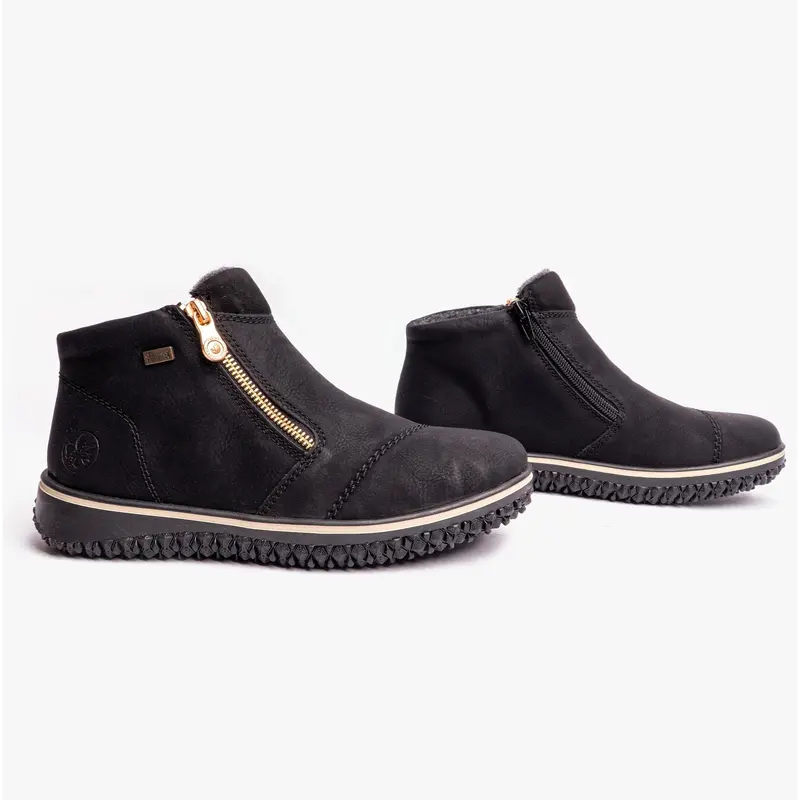 Rieker Z4265-00 Womens Ankle Boots Black Casual 1