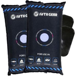 Pack of 2 - 1kg Car Home Dehumidifier Large Dry Bag Moisture Killer Absorber Pad Reusable Box Gift with Pad