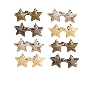 Star Shaped Jeans Waist Tightener, 8 Counts/set Fashionable Adjustable Jeans Snap for Women & Men, Daily Clothing Decor, Jean Button for Loose Jeans