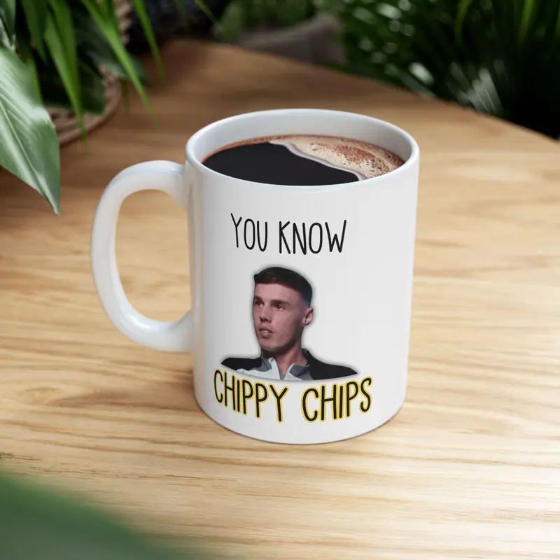 You Know Chippy Chips | Cole Palmer | Funny Meme Football Mug | Coffee Mug Gift Present Grandad Dad Husband Son Brother Boyfriend 2