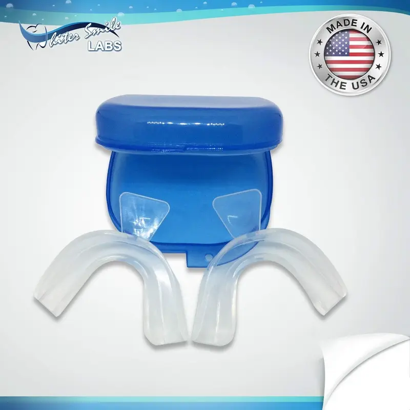 Teeth Whitening Trays - BPA Free, Thin Moldable Mouth Tray Fits Perfectly to Each Tooth - 4 Trays Gel Oral 1