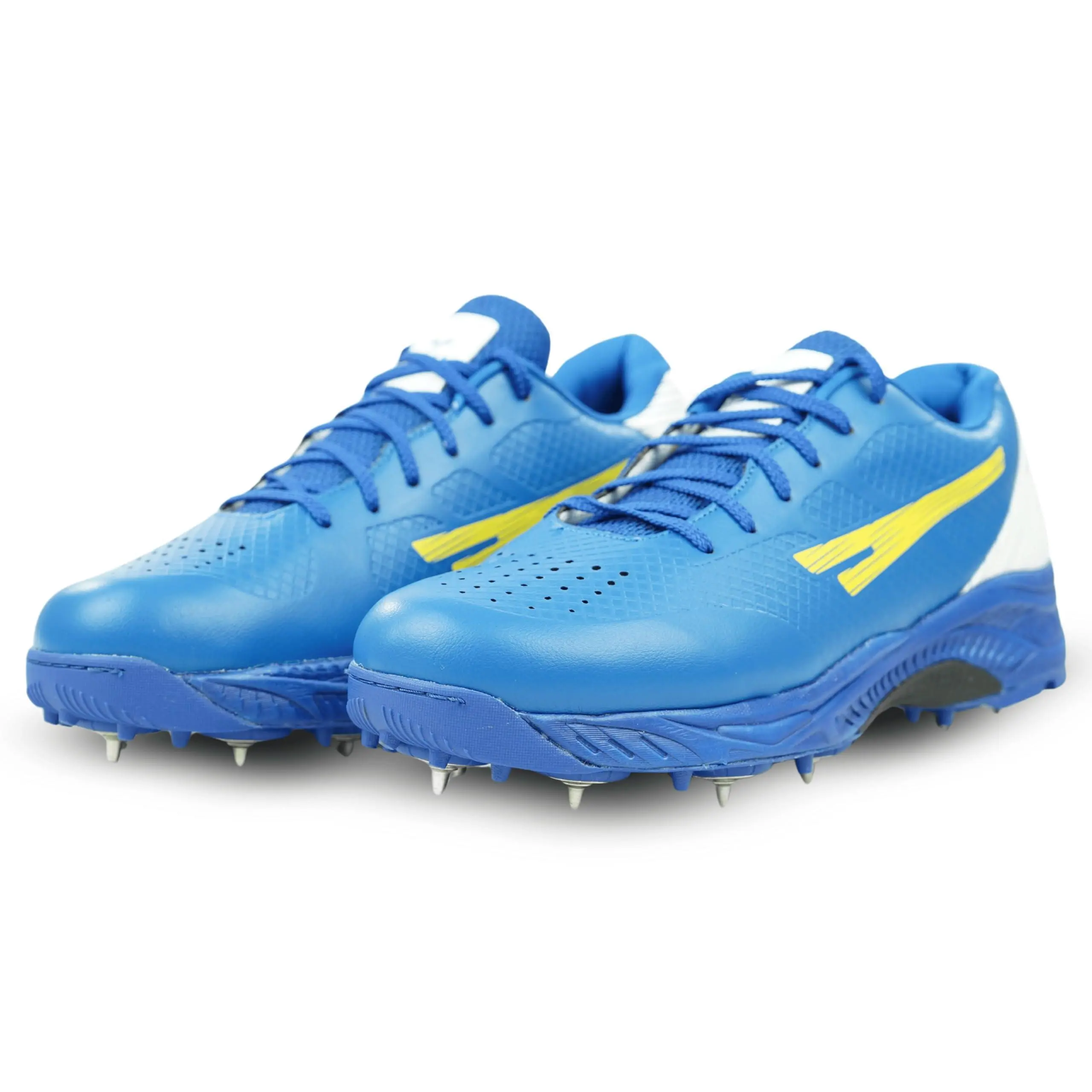 Sega P-25 Detachable Metal Spikes, Cricket Shoes Men, | Lightweight, Cricket Shoes, | Shock Resistant | Mens Trainers | Mens Sport and Outdoor Shoes