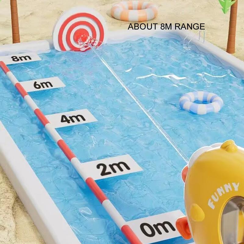 Electric Water Gun Kids Summer Toy Cute Yellow Duck Water Shooting Games Outdoor Toys Pool Beach Party Children Birthday Gifts 4