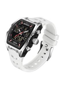 Men's Fashion Digital Watch, Casual Sporty Digital Watch with Luminous Dial & Alarm Mode, Trendy Watch for Daily Life
