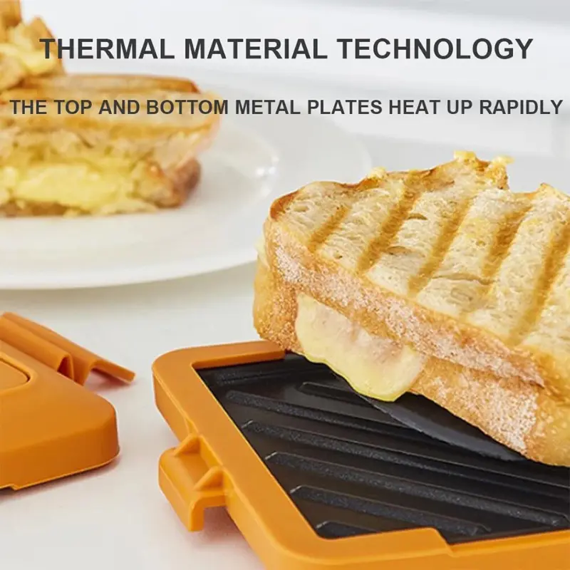 Toasted Sandwich Maker Microwavable Machine Waffle Maker Microwave Oven Toastie 1