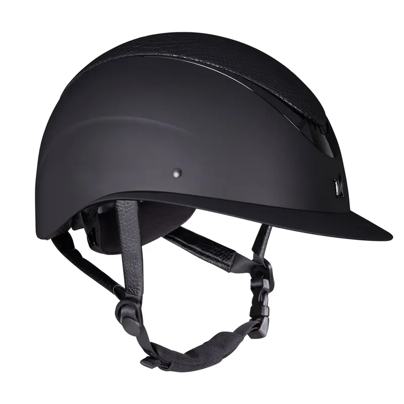 Shires Karben Lorah Wide Peak Riding Hat - Black 4