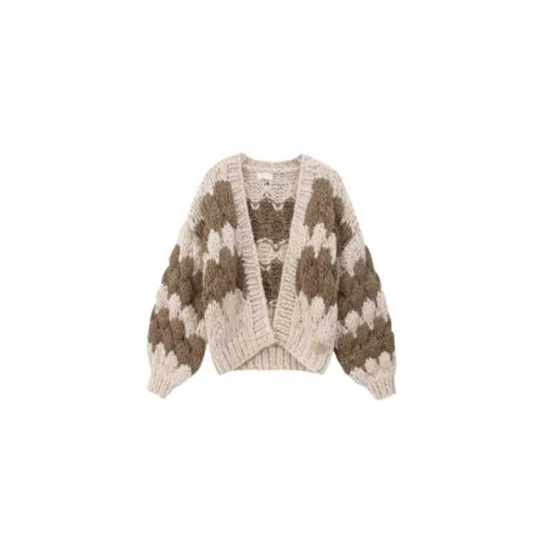 Latte Hugs and Kisses Cardigan 1