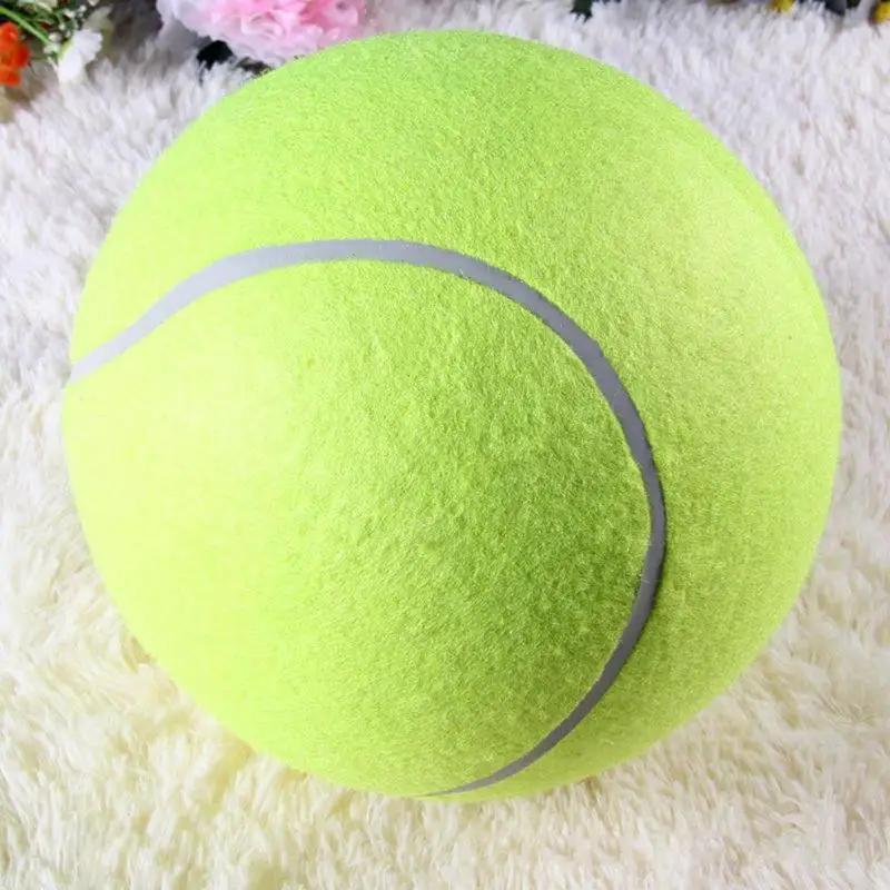 Product Introduction of NEW 7/8/9.5Inch Dog Tennis Ball Giant Pet Toys for Dog Chewing Toy Signature Mega Jumbo Kids Ball Training Supplies Dropship Plush 6