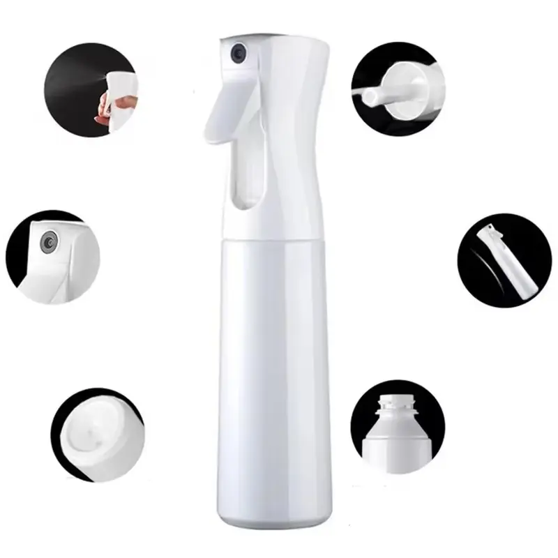 200/300/500ml High Pressure Spray Bottles Refillable Bottles Continuous Mist Watering Can Automatic Salon Barber Water Sprayer 4