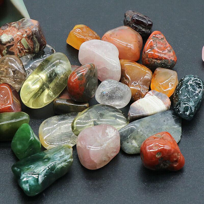 1KG Best Healing Natural Crystals Tumble Stones Mixed Chakra Gemstones 10-20mm 7