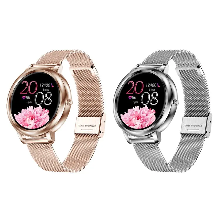 1.09 inch IPS Color Screen IP67 Waterproof Smart Watch, Support Sleep Monitoring / Heart Rate Monitoring / Blood Pressure Monitoring / Multi-sports Mode, Style: Steel Strap, Steel Strap (Gold), Steel Strap (Silver) 1
