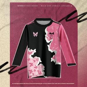 [Free Name and Number Customization Within 12 Hours] 2025 New Korean Sportswear Customizable 3D Printed Outdoor Long-sleeved Top