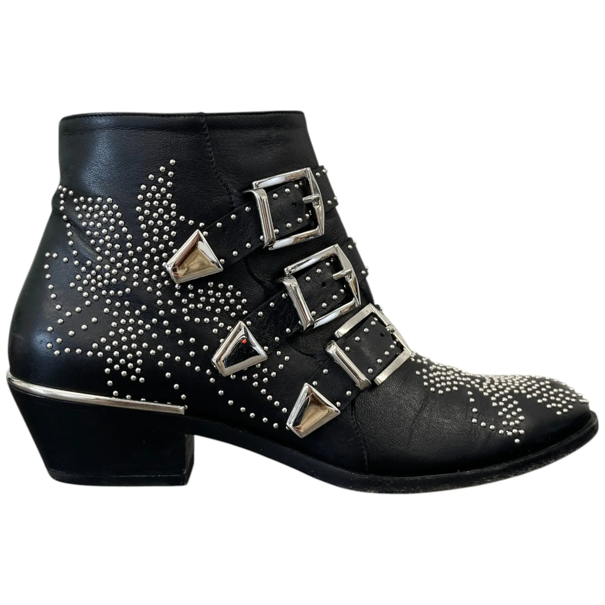 Women's Susanna 40 Studded Leather Ankle Boots Black Size EU 36.5 / UK 3.5