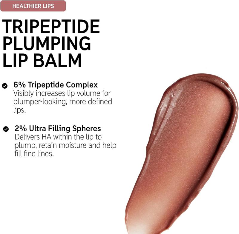 The Inkey List Tripeptide Plumping Lip Balm 10ml, Clinically Proven Plumping Tinted Lip Care, Hydrates Dry Cracked Lips, Vegan & Cruelty Free, Mocha Tint Skincare Comfort Moisturize Moisturizing 4