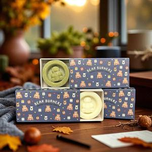 The Autumn Journal by Bear Burners Wax Packs Scented Soy wax melts Vegan Cruelty Free