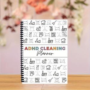 Cleaning Planner Notebook, Daily Weekly Monthly Cleaning Schedule Notebook, Household Cleaning Checklist, Home Care Organizer Notebook, Teenage Girl Gifts