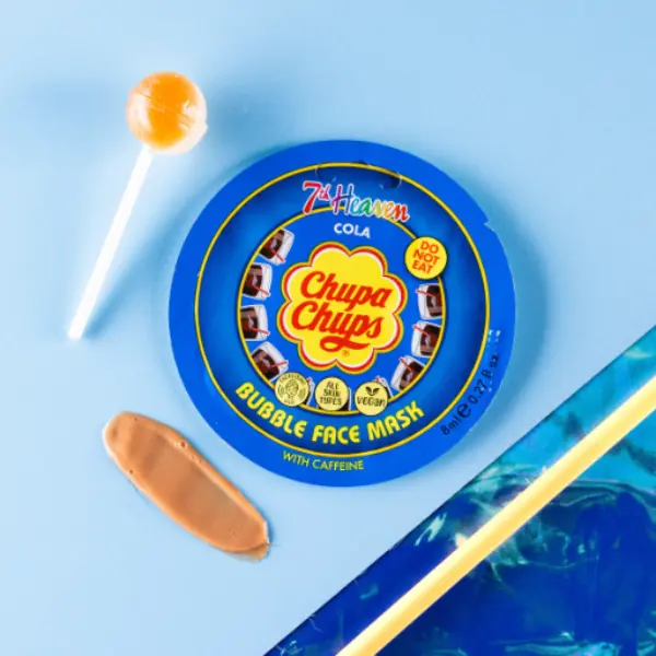 7th Heaven Chupa Chups Face Mask Skincare bundle - 5 Face Mask - Bubble, Peel Off and Jelly Textures 1