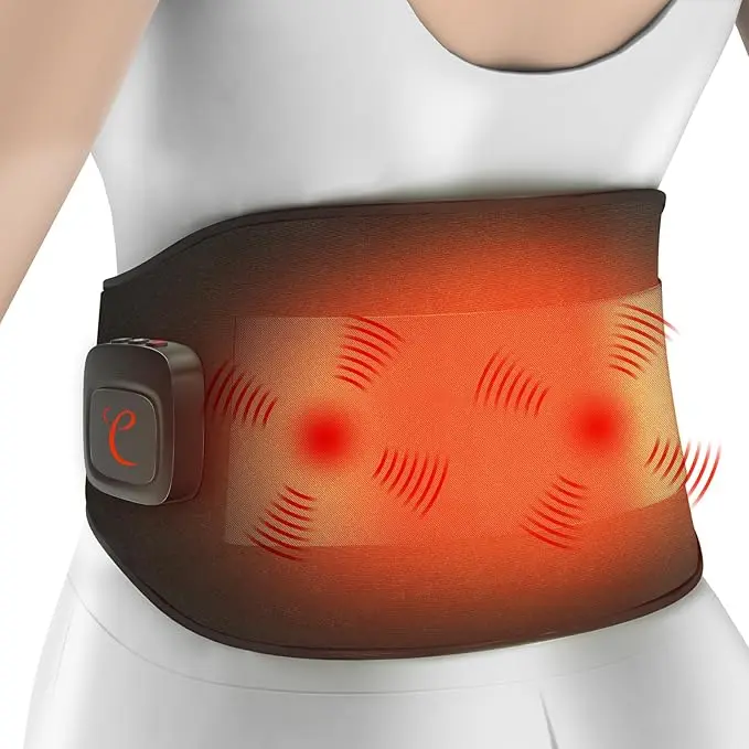 Comfytemp XXL Cordless Infrared Heat Pad , Heated Back Massager with Button & APP Control, 3 Heat Levels & Vibration Modes, Rechargeable Heated Back Warmer 0