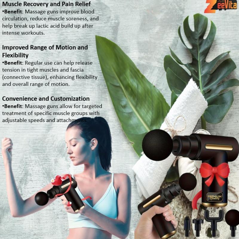 Product Introduction of Powerful Mini Massage Gun Deep Tissue, Muscle Percussion Massager with 6 Speeds for Pain Relief Recovery, Portable Massager for Muscle Tension Shoulder Back Body Neck Arm Legs Relaxation 7