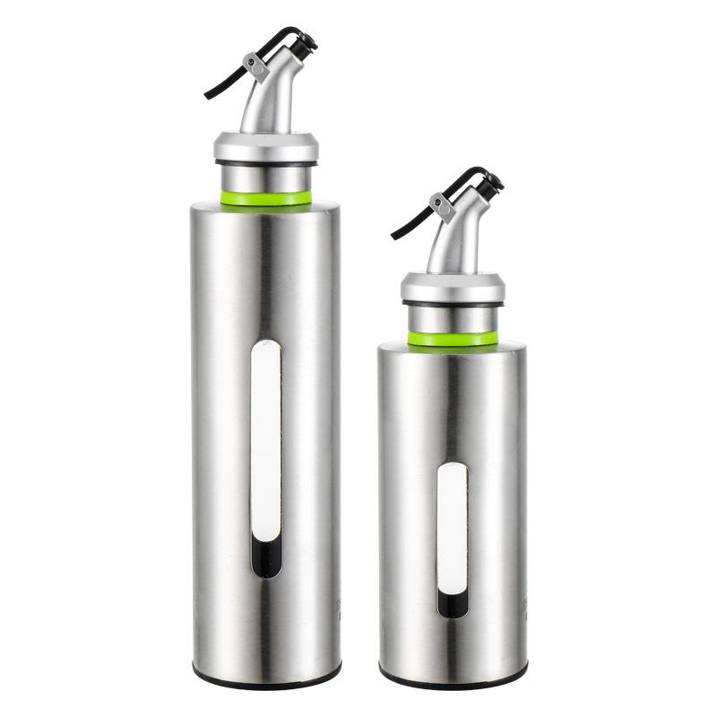 304 Stainless Steel Oil Pot Kitchen Household Size Anti-Leakage Control Oil Pot Seasoning Sauce Sesame Oil Small Vinegar Bottle Pot 4