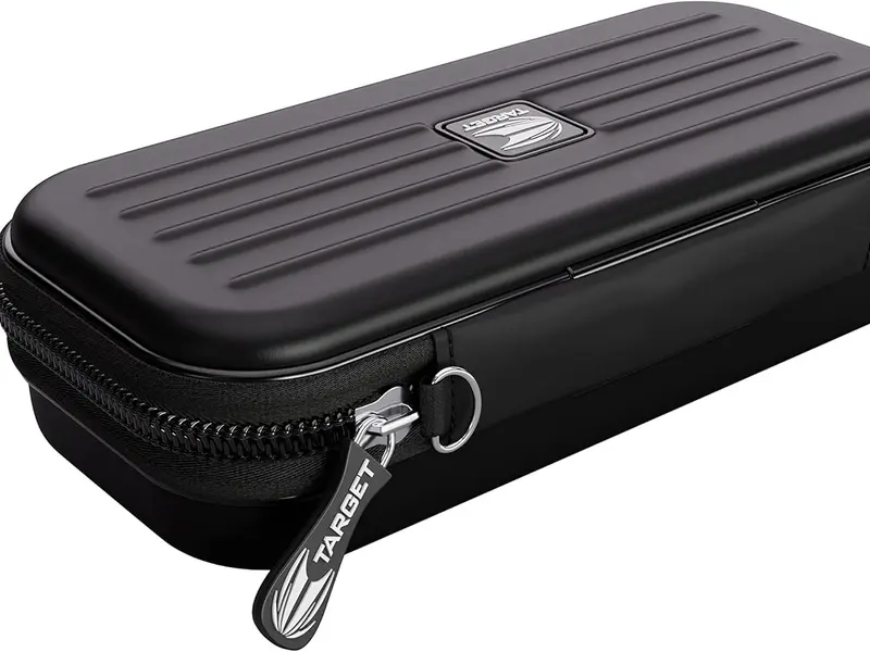 TARGET Darts Takoma Dart Case Wallet, Regular Size, Black | Store 3 Fully Assembled Darts & Accessories | Dart Holder with Zip Lock Pouches, Store. 3