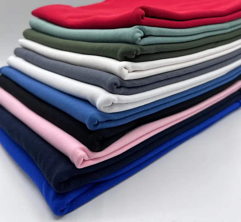 Black Cotton Stretch Jersey 240 GSM 92/8 Lycra 4 Way Stretch 5