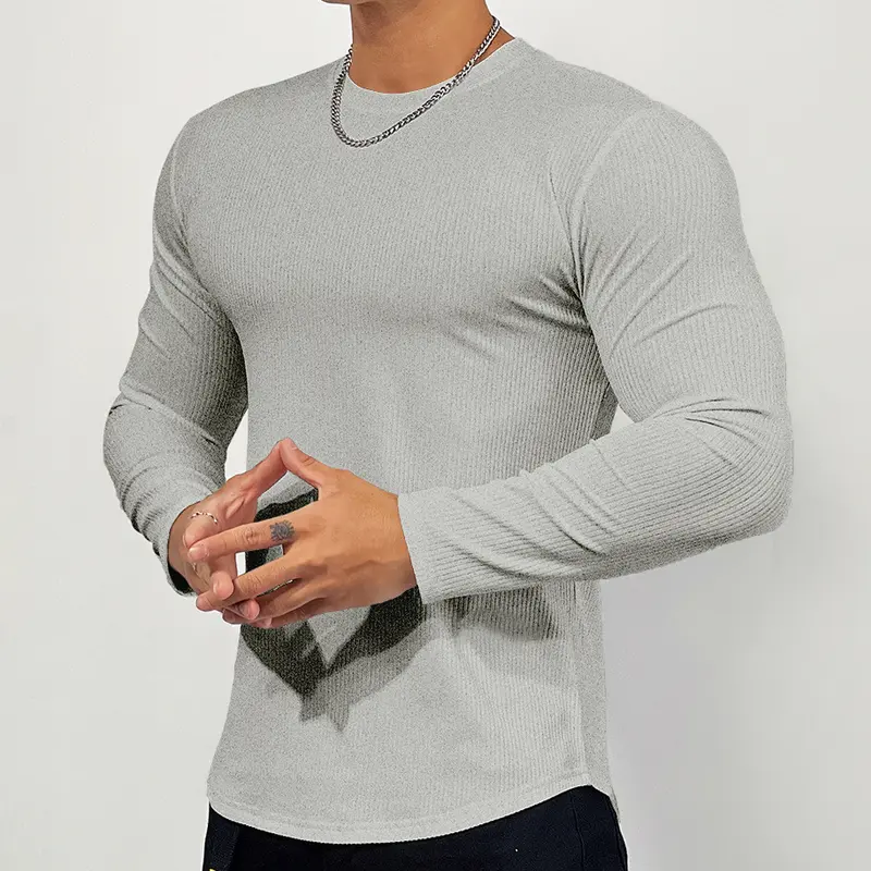 Fitness Muscle Men's Training Long Sleeve T-Shirt for Bodybuilding 2