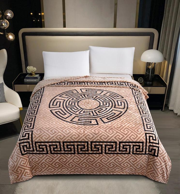 Thread & Tailor Luxurious Faux Fur Fleece cooling blanket Throw with Elegant Greek Border – Ultra-Soft Blanket for Bed, Sofa, or Chair – Premium Cozy Decor for Home, Travel, or Office – TikTok Trending Plush Throw for Comfort, Warmth & Stylish Gifting 9